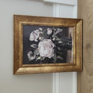 Studio McGee Framed Floral Canvas Print